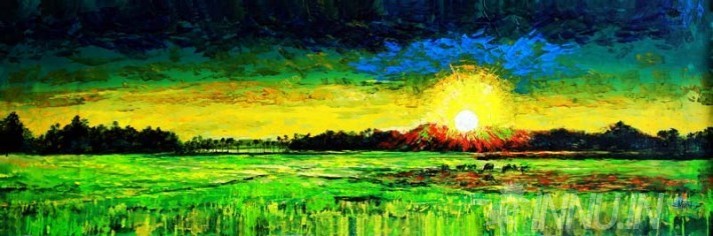Buy Fine art painting Sunrise by Artist Martin