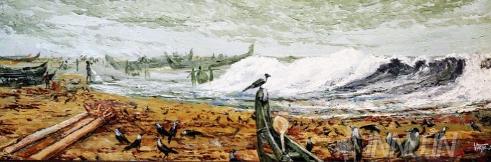 Buy Fine art painting Sea shore by Artist Martin
