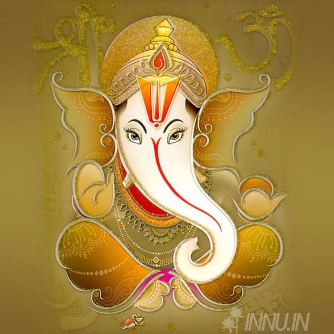 Buy Fine art painting Lord Ganapathi 1 by Artist Unknown Artist