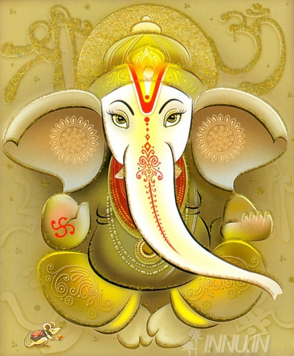 Buy Fine art painting Lord Ganapathi 4 by Artist Unknown Artist
