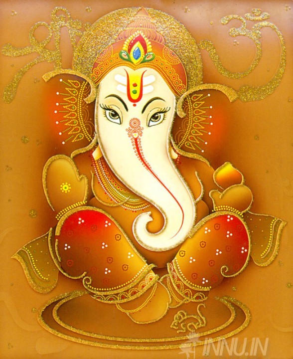 Buy Fine art painting Lord Ganapathi 5 by Artist Unknown Artist