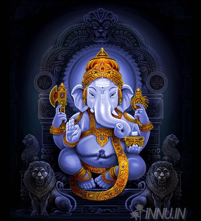 Buy Fine art painting Lord Ganapathi 22 by Artist Unknown Artist