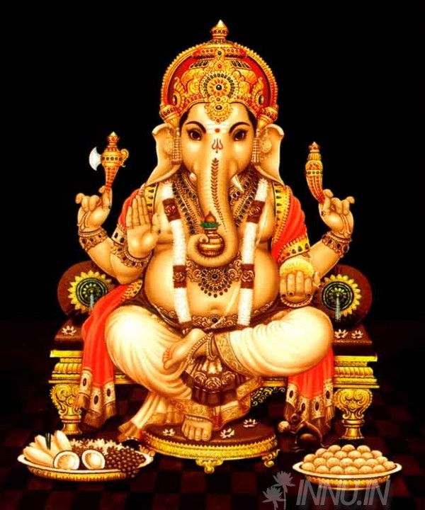 Buy Fine art painting Lord Ganapathi 25 by Artist Unknown Artist