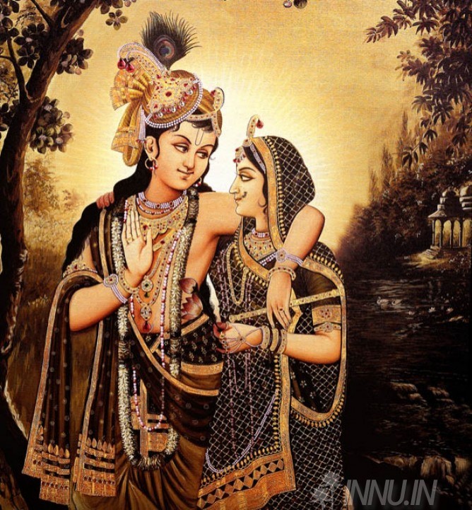 Buy Fine art painting Krishnan and Radha 11 by Artist Unknown Artist