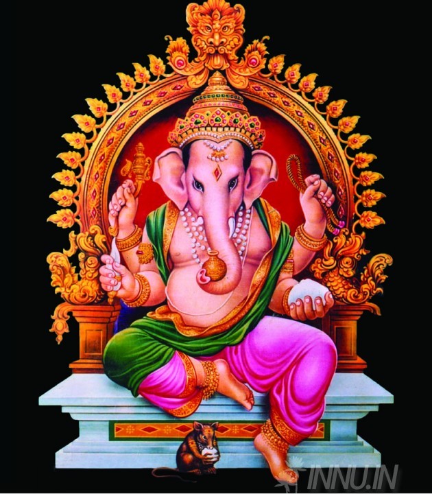 Buy Fine art painting Lord Ganapathi 28 by Artist Unknown Artist
