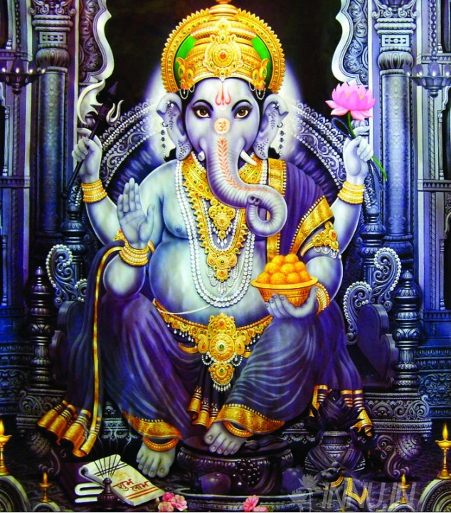 Buy Fine art painting Lord Ganapathi 31 by Artist Unknown Artist
