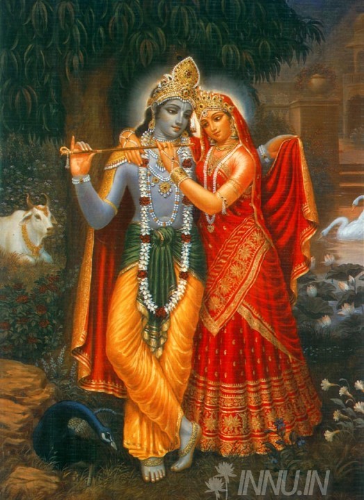 Buy Fine art painting Krishnan and Radha 20 by Artist Unknown Artist