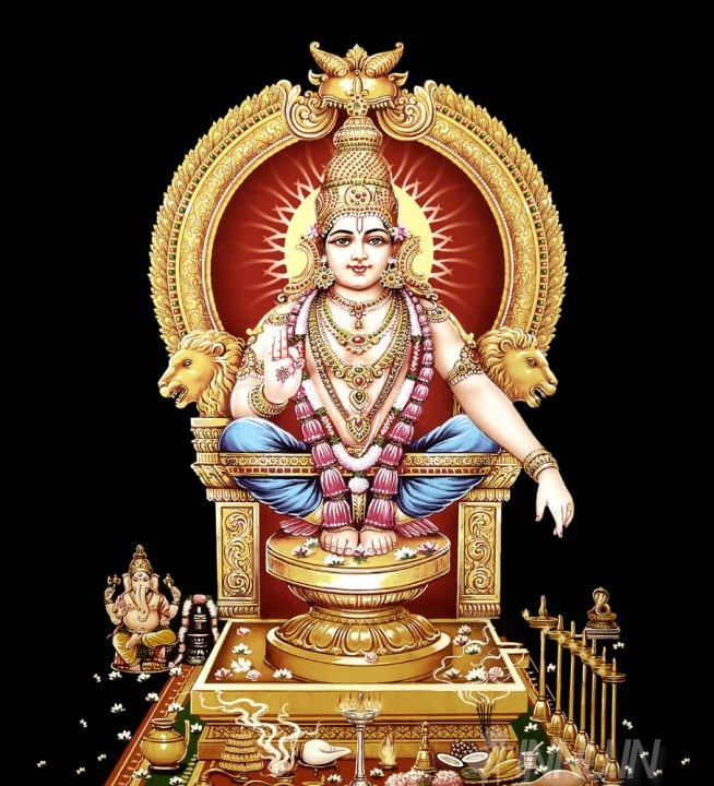 Image of Sketch Of Lord Shiva Son Ayyappan Or Ayyppa Swamy Outline Editable  Illustration-CG529009-Picxy