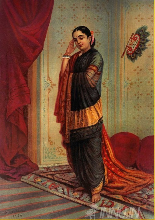 Buy Fine art painting Vasantasena by Artist Raja Ravi Varma