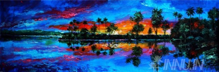 Buy Fine art painting Nature's Reflection by Artist Unknown Artist