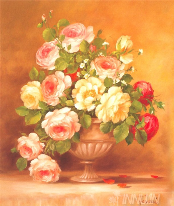 Buy Fine art painting Rose Bunch by Artist Fasani