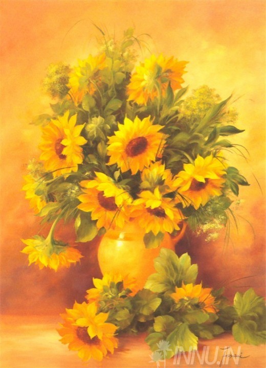 Buy Fine art painting Sunflowers by Artist Fasani