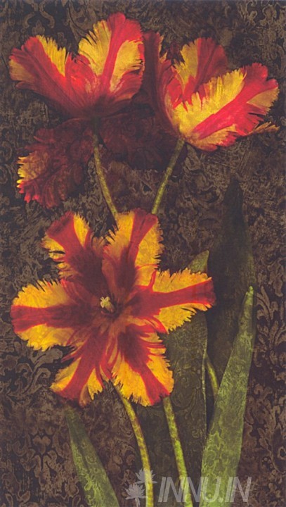Buy Fine art painting Decorative Tulips 1 by Artist Jhon Seba