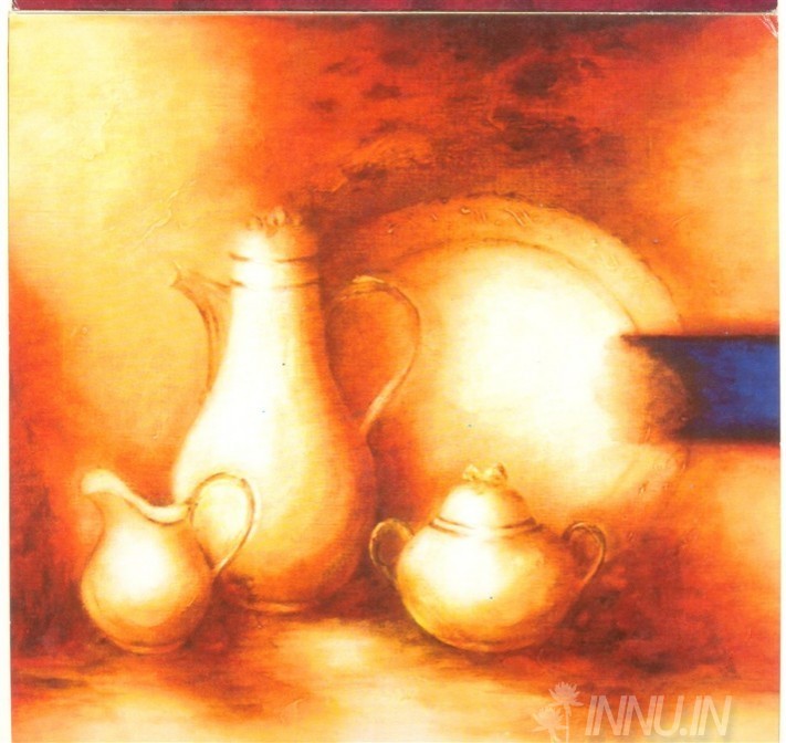 Buy Fine art painting Crockery 2 by Artist Hans Paus