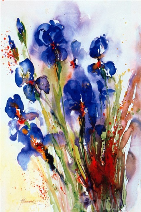Buy Fine art painting Iris  by Artist J Hammerle