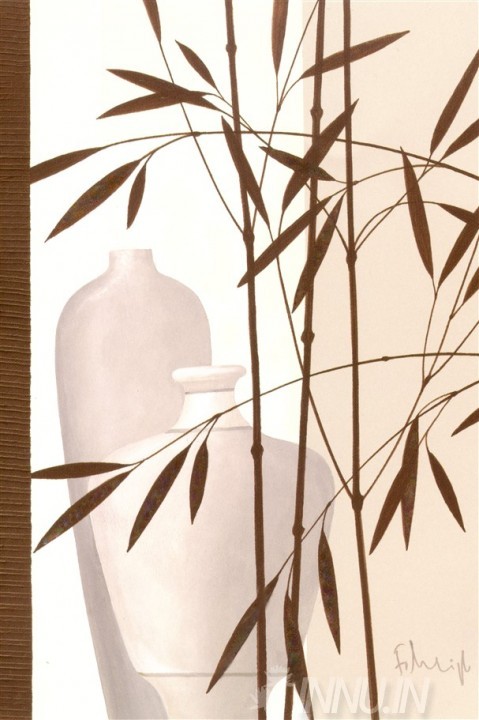 Buy Fine art painting Whispering Bamboo 3 by Artist Franz Heigl