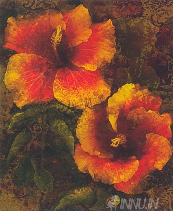Buy Fine art painting Hibiscus 1 by Artist Jhon Seba