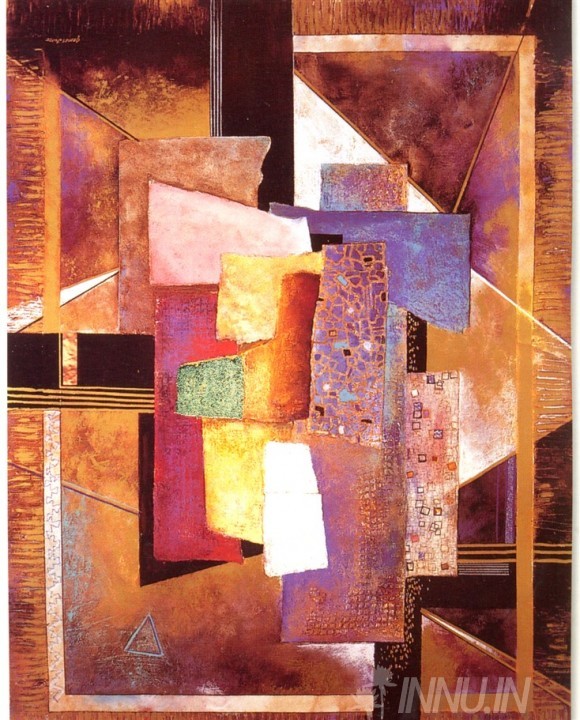 Buy Fine art painting Abstract Composition 9 by Artist Ver Mais