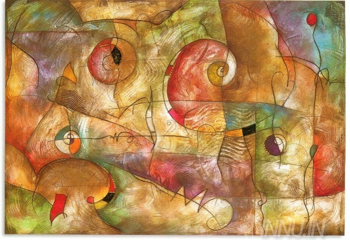 Buy Fine art painting Abstract Composition 13 by Artist Ver Mais