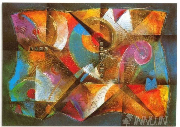 Buy Fine art painting Abstract Composition 12 by Artist Ver Mais