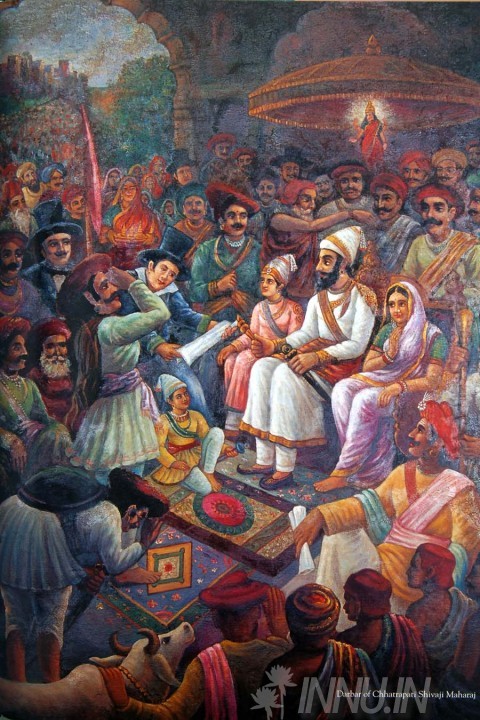 Buy Fine art painting Shivaji Maharaj Rajyabhishek by Artist Unknown Artist