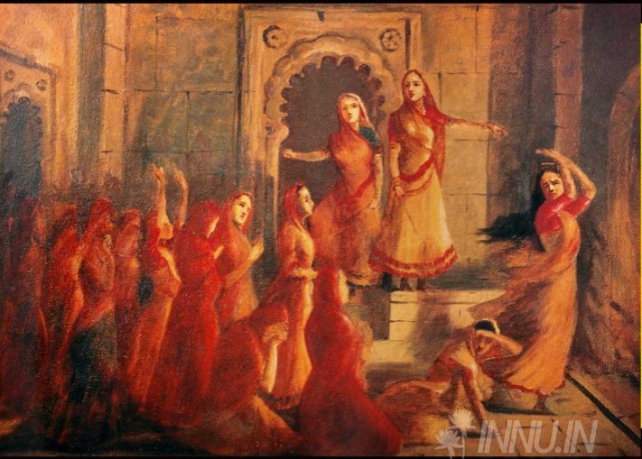 Buy Fine art painting Jauhar by Artist Raja Ravi Varma