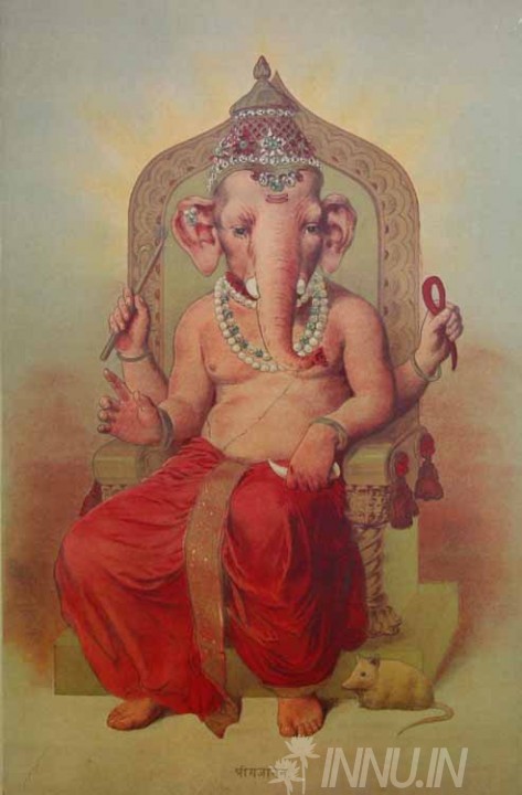 Buy Fine art painting Sri Ganesha  by Artist Unknown Artist