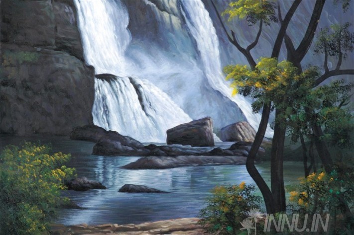 Buy Fine art painting Waterfalls  by Artist Unknown Artist