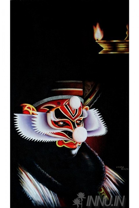 Buy Fine art painting Kathakali (Jatayu) by Artist Unknown Artist