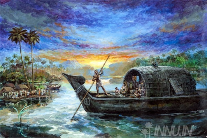 Buy Fine art painting Rural Backwater by Artist Unknown Artist