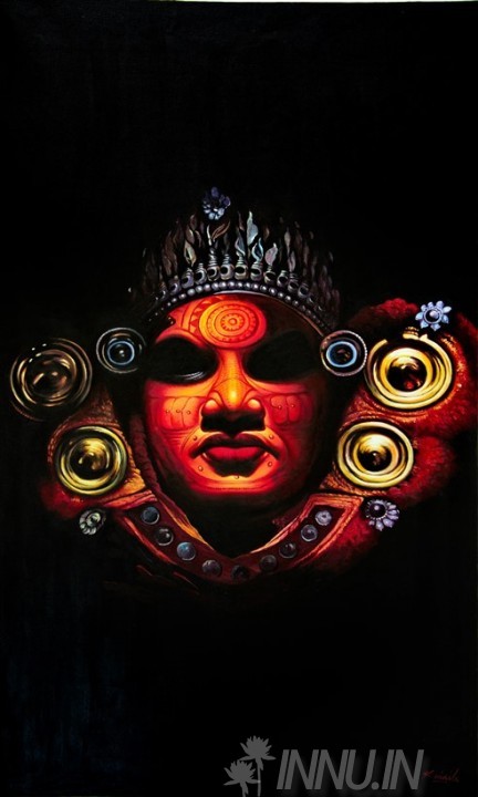Buy Fine art painting Theyyam Chamayam 1 by Artist Unknown Artist