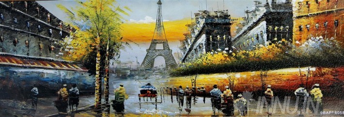 Buy Fine art painting Eiffel Tower  by Artist Unknown Artist