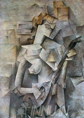 Buy Fine art painting Girl with mandolin by Artist Pablo Picasso