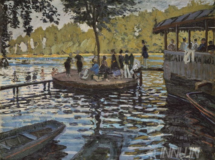 Buy Fine art painting Bain à la Grenouillère by Artist Claude Monet