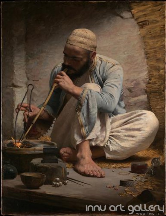 Buy Fine art painting The Arab Jeweller by Artist Charles Sprague Pearce