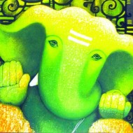 Fine art  - Lord Ganapathi 19 by Artist 