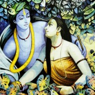 Fine art  - Krishnan and Radha 8 by Artist 