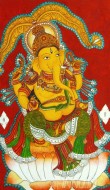 Fine art  - Ganapathi Mural 1 by Artist 