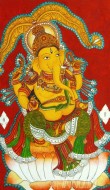 Fine art  - Ganapathi Mural 1 by Artist 