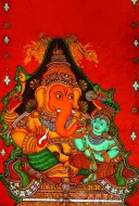 Fine art  - Mural Ganapati & Unni Kannan by Artist 