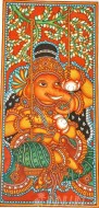 Fine art  - Ganapathi Mural 4 by Artist 