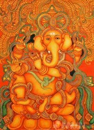 Fine art  - Ganapathi Mural 7 by Artist 