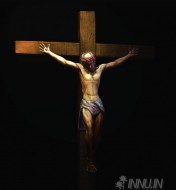 Fine art  - Jesus christ in cross by Artist 