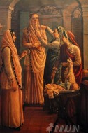 Fine art  - Parsi Gara Saris  by Artist Raja Ravi Varma