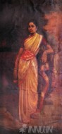 Fine art  - Young Woman by Artist Raja Ravi Varma