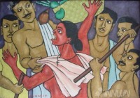 Fine art  - Channar Woman by Artist Murali T