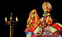 Fine art  - Kathakali Pair by Artist Prakash K Payyannur