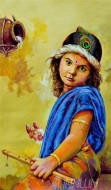 Fine art  - Young Krishna by Artist Martin