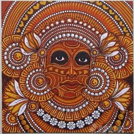 Fine art  - Theyyam Mural by Artist 