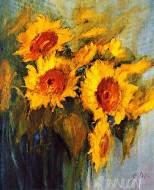 Fine art  - Sunflowers  by Artist 